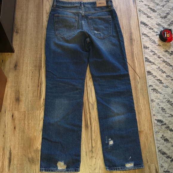 NEW!! HP 🥳Zara Highwaisted Straight Leg Jeans - Picture 13 of 15